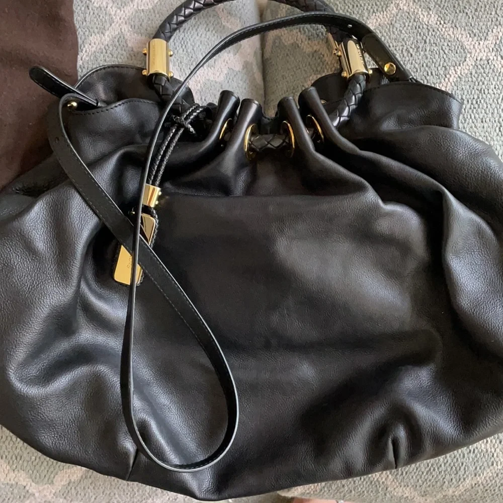 Michael Kors Collection Handbag in Black Leather - Picture 6 of 17